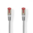 CAT6 hálózati kábel | RJ45 Dugasz | RJ45 Dugasz | S/FTP | 20.0 m | Kerek | ABS / PVC | Szürke | Papírfüles