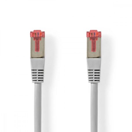 CAT6 hálózati kábel | RJ45 Dugasz | RJ45 Dugasz | S/FTP | 20.0 m | Kerek | ABS / PVC | Szürke | Papírfüles