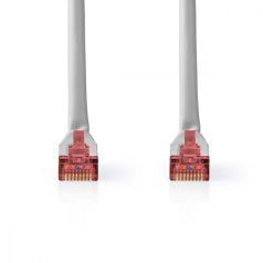   CAT6 hálózati kábel | RJ45 Dugasz | RJ45 Dugasz | S/FTP | 30.0 m | Kerek | PVC | Szürke | Papírfüles