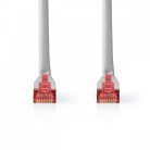 Cat 6 kábel | RJ45 Dugasz | RJ45 Dugasz | S/FTP | 3.00 m | Kerek | PVC | Szürke | Papírfüles