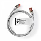 Cat 6 kábel | RJ45 Dugasz | RJ45 Dugasz | S/FTP | 3.00 m | Kerek | PVC | Szürke | Papírfüles