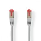 CAT6 hálózati kábel | RJ45 Dugasz | RJ45 Dugasz | S/FTP | 5.00 m | Kerek | PVC | Szürke | Papírfüles