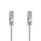 CAT6a hálózati kábel | SF/UTP | RJ45 Dugasz | RJ45 Dugasz | 10.0 m | Kerek | PVC | Szürke | Papírfüles