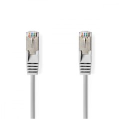   CAT6a hálózati kábel | SF/UTP | RJ45 Dugasz | RJ45 Dugasz | 10.0 m | Kerek | PVC | Szürke | Papírfüles