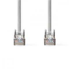   CAT6a hálózati kábel | SF/UTP | RJ45 Dugasz | RJ45 Dugasz | 3.00 m | Kerek | PVC | Szürke | Papírfüles