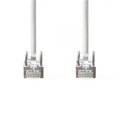   CAT6a hálózati kábel | SF/UTP | RJ45 Dugasz | RJ45 Dugasz | 10.0 m | Kerek | PVC | Fehér | Papírfüles