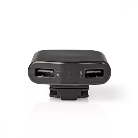 Autós Töltő | 48 W | 4x 2.4 A | Kimenő csatlakozók száma: 4 | Csatlakozó típusa: 4x USB-A | Hosszabbító Kábel | 1.80 m | Single Voltage Output