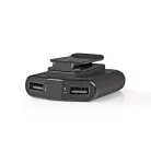 Autós Töltő | 48 W | 4x 2.4 A | Kimenő csatlakozók száma: 4 | Csatlakozó típusa: 4x USB-A | Hosszabbító Kábel | 1.80 m | Single Voltage Output