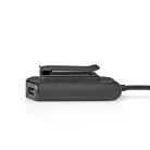 Autós Töltő | 48 W | 4x 2.4 A | Kimenő csatlakozók száma: 4 | Csatlakozó típusa: 4x USB-A | Hosszabbító Kábel | 1.80 m | Single Voltage Output