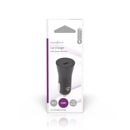 Autós Töltő | 20 W | 1.67 / 2.22 / 3.0 A | Kimenő csatlakozók száma: 1 | Csatlakozó típusa: USB-C™ | Automatikus Feszültség Kiválasztás