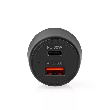 Autós Töltő | 48 W | 2x 3.0 A | Kimenő csatlakozók száma: 2 | Csatlakozó típusa: USB-A / USB-C™ | | Automatikus Feszültség Kiválasztás
