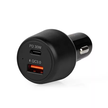 Autós Töltő | 48 W | 2x 3.0 A | Kimenő csatlakozók száma: 2 | Csatlakozó típusa: USB-A / USB-C™ | | Automatikus Feszültség Kiválasztás