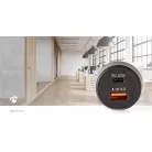 Autós Töltő | 48 W | 2x 3.0 A | Kimenő csatlakozók száma: 2 | Csatlakozó típusa: USB-A / USB-C™ | | Automatikus Feszültség Kiválasztás