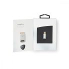 USB-C™ Adapter | USB 2.0 | USB-C™ Dugasz | USB Micro-B Aljzat | 480 Mbps | Kerek | Aranyozott | Ezüst | Ablakos Fedő Doboz