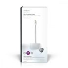 USB Többportos Adapter | USB 3.2 Gen 1 | USB-C™ Dugasz | HDMI™ Kimenet / USB-A Aljzat / USB-C™ Aljzat | 5 Gbps | 0.20 m | Kerek | Aranyozott | Márkás / Nejlon Tok | Ezüst | Ablakos Fedő Doboz