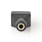 CCTV biztonsági csatlakozó | 3-as sorkapocs | 3.5mm Jack Aljzat | Aljzat | Fekete / Zöld