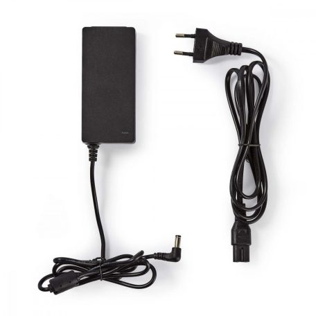 CCTV Power adapter | 5.0 A | 12 V DC | 5.5 x 2.1 mm Dugasz | Dugasz | 2.60 m | Fekete
