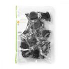 D-Sub csatlakozó ház | Nem nélküli | Egyenes | 1 db | ABS | Fekete | Műanyag Zacskó