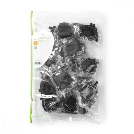 D-Sub csatlakozó ház | Nem nélküli | Egyenes | 1 db | ABS | Fekete | Műanyag Zacskó