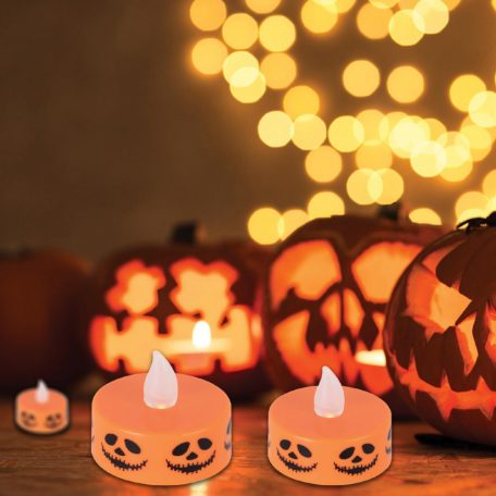 Halloween mécses szett, 6 db