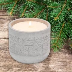   Home CDL 17 LED-es kőmécses, valódi viasz, LED, ismétlődő időzítés, 14 cm magas