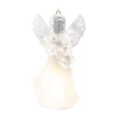  Home CDM16 LED-es dekoráció, 2 féle akril angyal, melegfehér LED