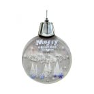 Home CDM 10 akril dekoráció, 2db hidegfehér LED, 12cm átmérő, mozgó fényjáték