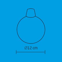   Home CDM 10 akril dekoráció, 2db hidegfehér LED, 12cm átmérő, mozgó fényjáték
