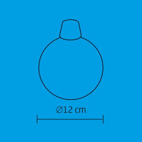 Home CDM 10 akril dekoráció, 2db hidegfehér LED, 12cm átmérő, mozgó fényjáték