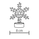 LED-es asztali dísz, hókristály