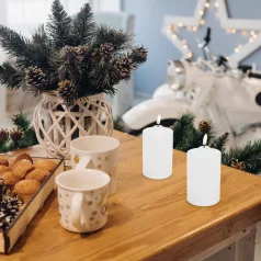   Home CDO 1 LED-es gyertya, melegfehér LED, műanyag, 3 funkció, kültéri, beltéri