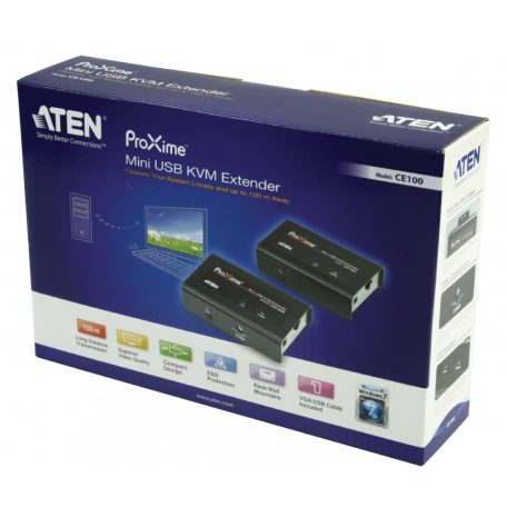 VGA / USB Cat5 Hosszabbító 100 m