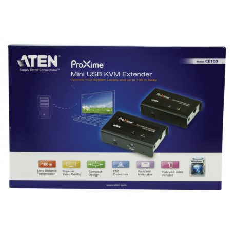 VGA / USB Cat5 Hosszabbító 100 m