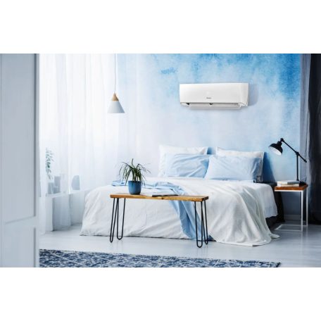 Hisense Energy Expert pro Plus CF50XS1FG 5,2 kW mono oldalfali hűtő-fűtő klíma szett A+++ fűtésre optimalizált WIFI-s hőszívattyús légkondícionáló scop4,1