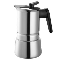  Pedrini CF 037 kávéfőző, 4 személyes, olasz design, rozsdamentes, indukciós és hagyományos gáztűzhelyen is használható