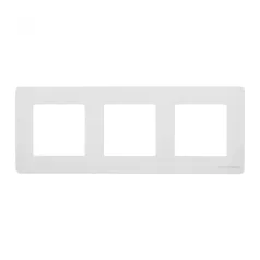   Chameleon Flow sorolókeret sorolható kapcsolóhoz, 3 kimenet, fehér