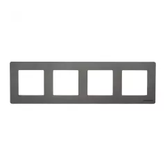   Chameleon Flow sorolókeret sorolható kapcsolóhoz, 4 kimenet, szürke