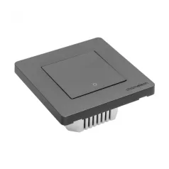   Chameleon Flow Vez. nélküli sorolható fali kapcsoló, szürke, 1-körös