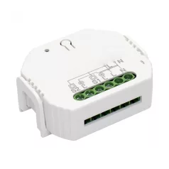   Chameleon CH-WZB-SW2-100 kapcsoló fali modul, vezeték nélküli, 2 fázisú, max. 10 A / áramkör, ZigBee 3.0, 18 x 47 x 52 mm