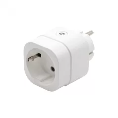   Chameleon CH-WZB-WPM-100 fogyasztásmérő dugalj, vezeték nélküli, 16 A, 220 - 240 V, ki-bekapcsolás, ZigBee 3.0, 89 x 55 x 55 mm