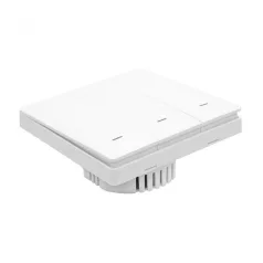   Chameleon CH-WZB-WSW-300 háromkörös kapcsoló, vezeték nélküli, 150 m hatótáv, 3 kimeneti csatorna, 230 V, ZigBee 3.0, 109 x 101 x 53 mm