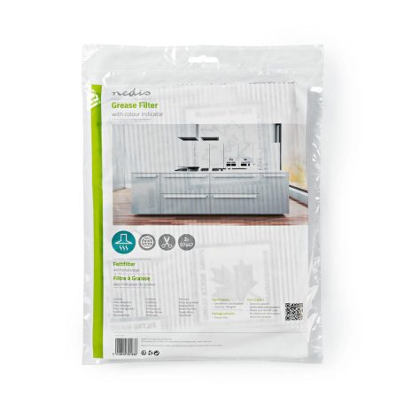 Páraelszívó Zsírszűrő | 57 x 47 cm | Pótlás jelző | Vágható