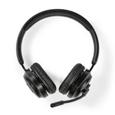   PC headset | Fülre Illeszkedő | Stereo | Bluetooth | Felhajtható Mikrofon | Fekete