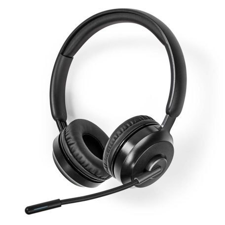 PC headset | Fülre Illeszkedő | Stereo | Bluetooth | Felhajtható Mikrofon | Fekete