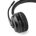 PC headset | Fülre Illeszkedő | Stereo | Bluetooth | Felhajtható Mikrofon | Fekete