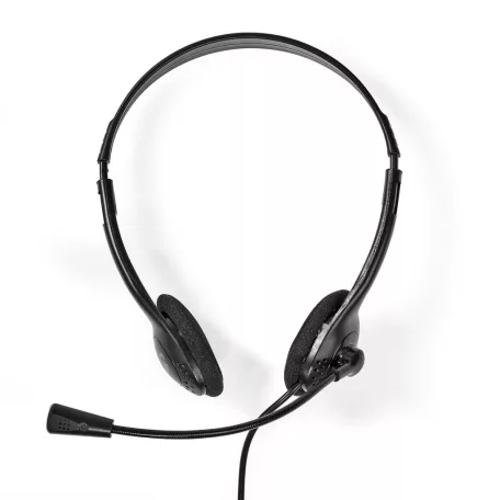 PC headset | Fülre Illeszkedő | Stereo | USB Type-A / USB Type-C™ | Felhajtható Mikrofon | Fekete