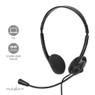 PC headset | Fülre Illeszkedő | Stereo | USB Type-A / USB Type-C™ | Felhajtható Mikrofon | Fekete