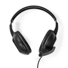 PC headset | Teljes Fület Befedő Kialakítás | Stereo | USB Type-A / USB Type-C™ | Felhajtható Mikrofon | Fekete