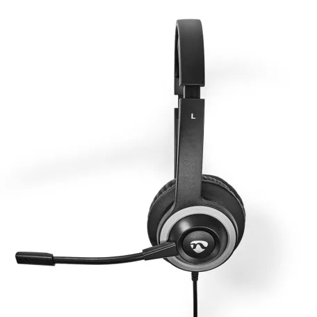 PC headset | Fülre Illeszkedő | Stereo | USB Type-A / USB Type-C™ | Felhajtható Mikrofon | Fekete