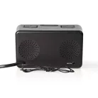 Digitális rádiós ébresztőóra | LED Kijelző | 1x 3.5 mm Audió Bemenet | Idő kivetítés | AM / FM | Szundi funkció | Alvás időzítő | Riasztások száma: 2 | Fekete